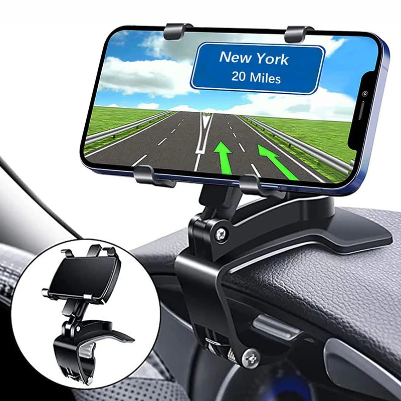 support de téléphone de voiture multifonctionnel à 360°