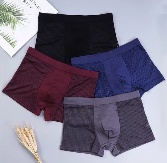 Kit 4 Boxers Slip - Culotte en Fibre de Bambou