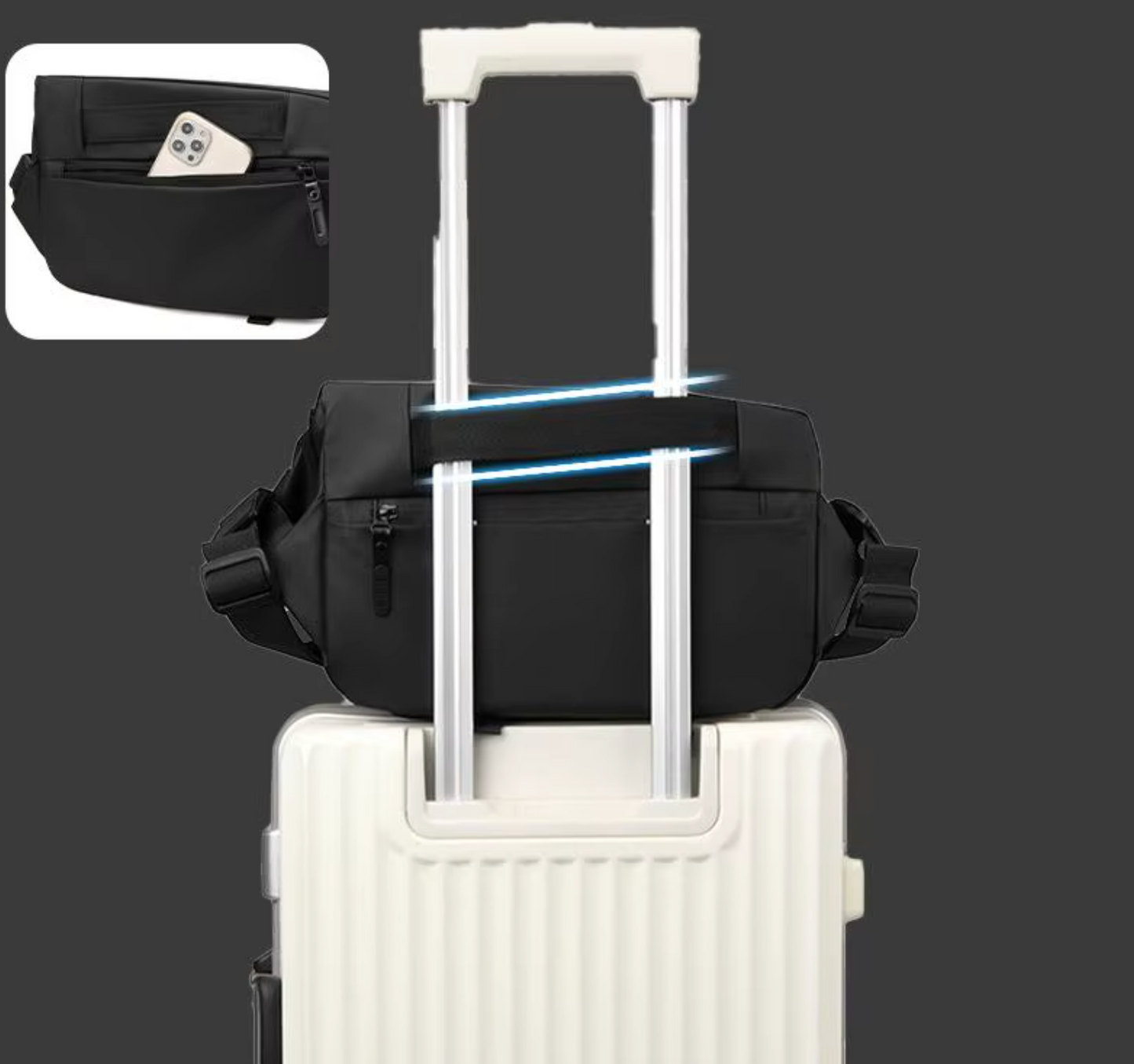 Sac à Bandoulière Unisex - Style Tendance