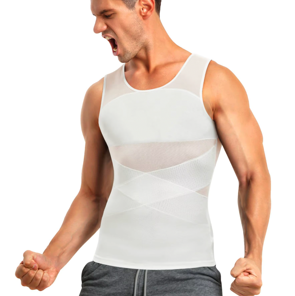 Débardeur Sculptant Homme - Compression & Maintien Posture