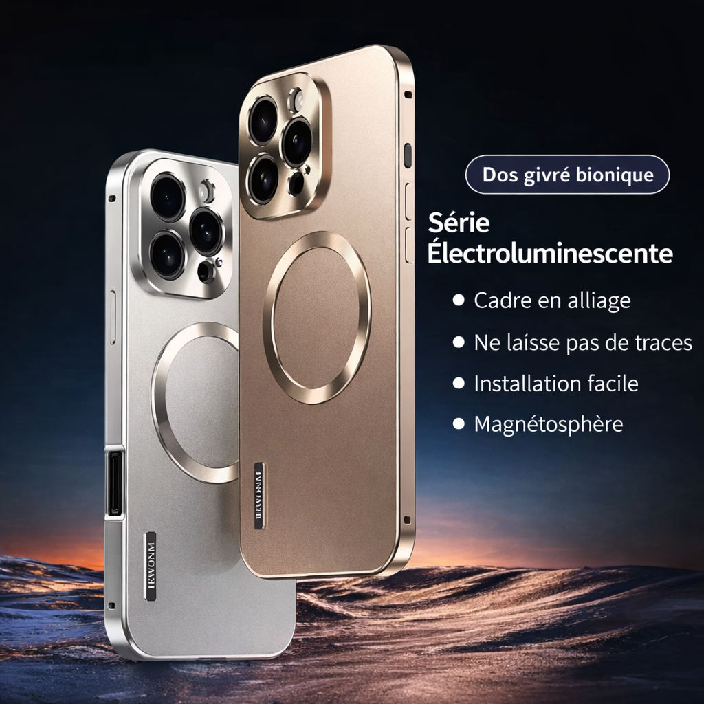 Coque Titanium Electroluminescent Series – MagSafe Compatible
