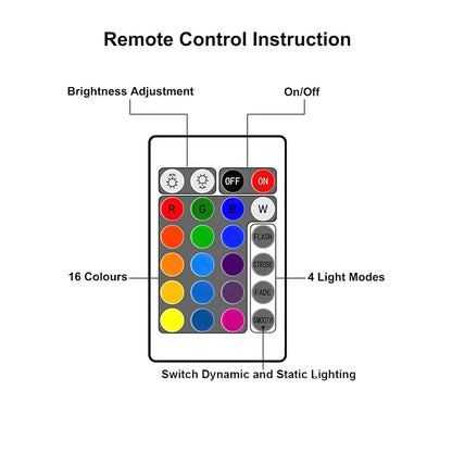 Lampe aurore en cristal rotative 3D 16 couleurs